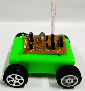 (KS-110)소리감지센서광섬유로봇자동차(납땝용)       전국학생창작탐구올림피아드용
